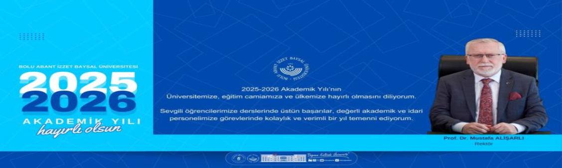 Rektörümüz Prof. Dr. Mustafa Alişarlı’dan 2025-2026 Akademik Yılı Mesajı